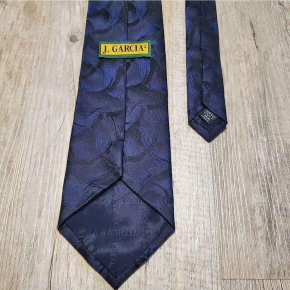 Jerry Garcia Silk Neck Tie Mens “scales”  Collection  Silk 60" x 4" Vintage EUC - Picture 3 of 4